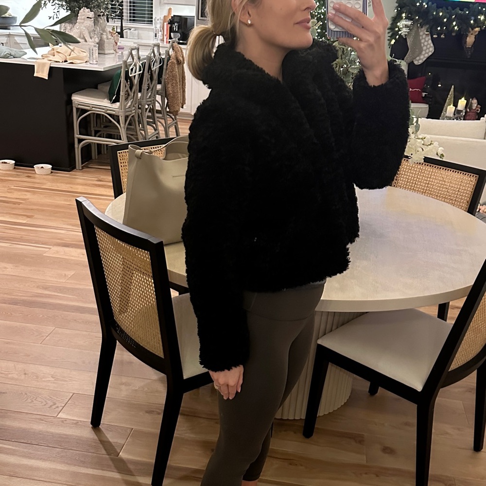 Blank NYC Black Teddy Jacket